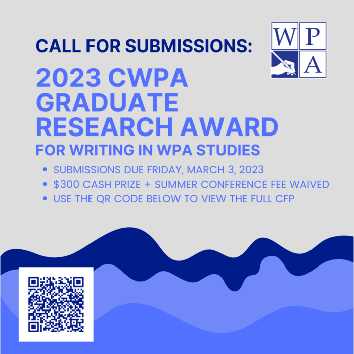CWPA Graduate Research Award 
